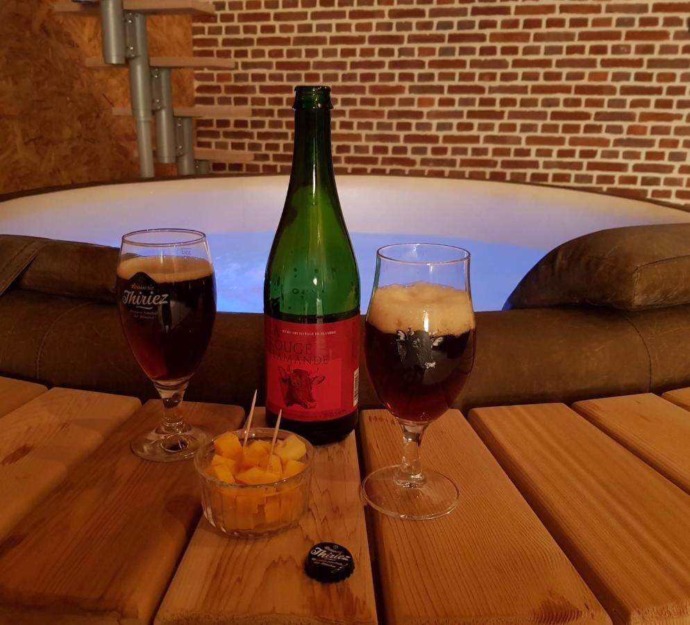 Au Soleil Vert - Chambre De Charme Avec Spa Et Sauna Prives Zeggers-Cappel Zewnętrze zdjęcie